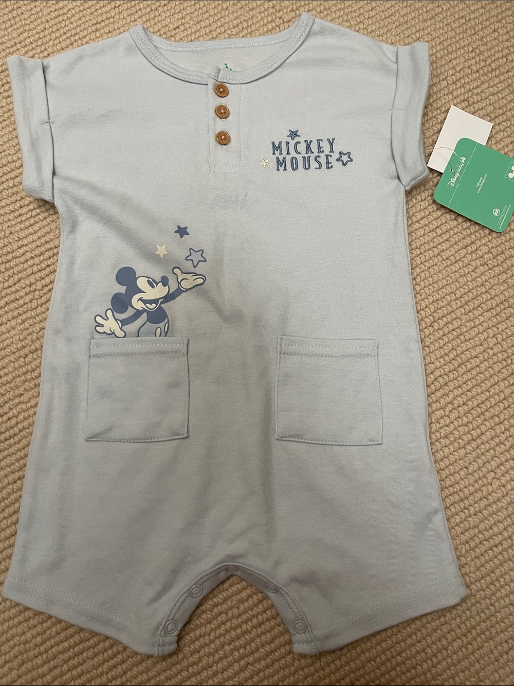 18 month blue Mickey Mouse romper